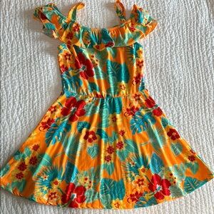 Tropical Floral Kids Dress